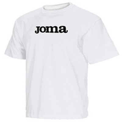 Tricou alb pentru bărbați JOMA COTTON 941.10.001