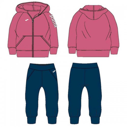 Joma HOODED TRACKSUIT 600022.503 PINK-NAVY