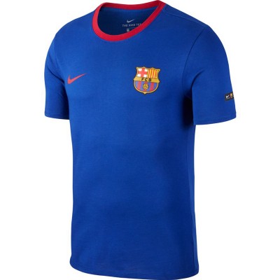 Tricou albastru pentru bărbați Nike BARCELONA FOOTBALL T-SHIRT 888801-455