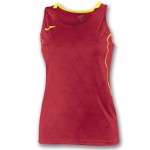 Tricou roșu-galben pentru femei JOMA OLIMPIA 900445.609