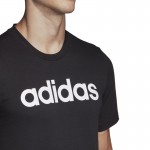 Tricou negru pentru bărbați Adidas E LIN TEE DU0404