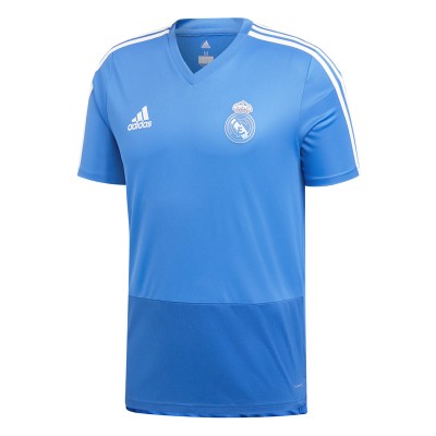 Tricou albastru pentru bărbați Adidas REAL TR JSY DZ9316