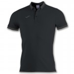 Tricou negru pentru bărbați Joma POLO BALI II 100748.100