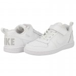 Pantofi sport albi pentru copii Nike COURT BOROUGH PSV 870025-100